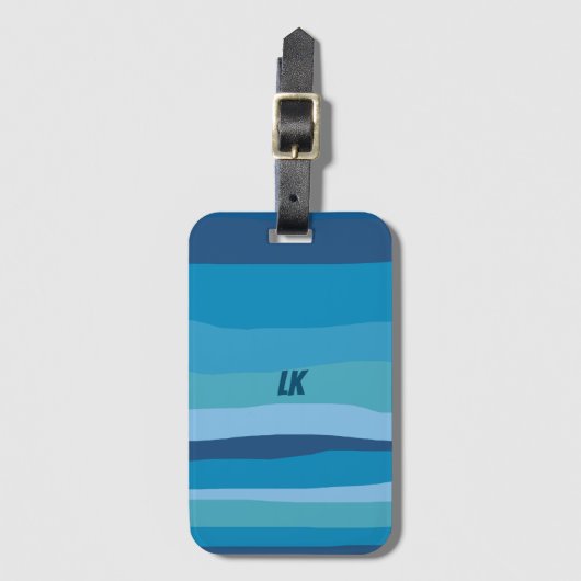 Kleurrijke woestijn bagagelabel (Voorkant (verticaal))