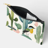 Kleurrijke woestijnvogel op cactus etui (Open)