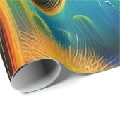 Kleurrijke woestijnzonsondergang cadeaupapier (Rol Hoek)