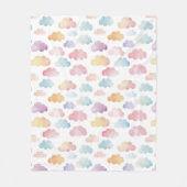 Kleurrijke wolken baby gift fleece deken (Voorkant)