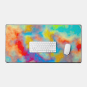 Kleurrijke wolken bureaumat (Keyboard & Muis)