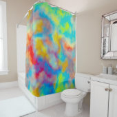 Kleurrijke wolken douchegordijn (In situ)