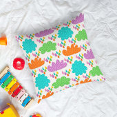 Kleurrijke Wolken en Regendruppels Kussen