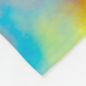 Kleurrijke wolken fleece deken (Hoek)