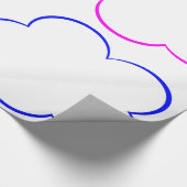 Kleurrijke wolken inpakpapier (Hoek)