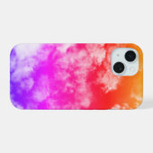 Kleurrijke wolken - iPhone 15 case (Achterkant horizontaal)