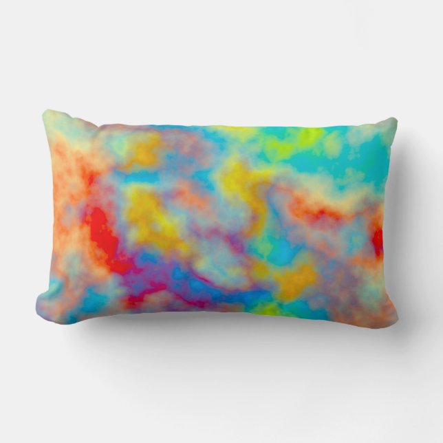 Kleurrijke wolken kussen (Voorkant)