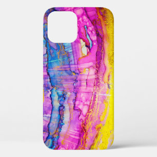 Kleurrijke wolken macro, inkt spatten. Case-Mate iPhone case