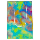 Kleurrijke wolken medium cadeauzakje (Achterkant)