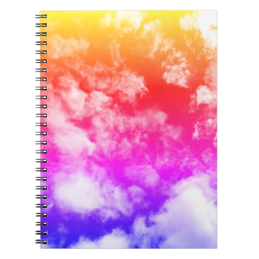 Kleurrijke wolken - notitieboek (Voorkant)