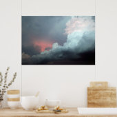 Kleurrijke wolken poster (Keuken)