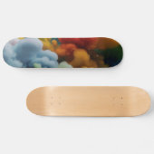 Kleurrijke Wolken Skateboard (Horizontaal)