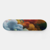 Kleurrijke Wolken Skateboard (Horizontaal)