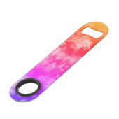 Kleurrijke wolken - speed flessenopener (Voorkant Gekanteld)