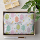 Kleurrijke wolken tissuepapier (Geschenk)