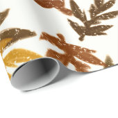 Kleurrijke Wonderschone Herfst Roestige Bladeren F Cadeaupapier (Rol Hoek)