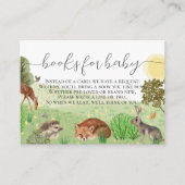 Kleurrijke Woodland Animals boeken voor Baby showe Informatiekaartje (Voorkant)