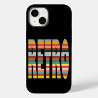 Kleurrijke Word Stripes van Retro