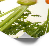 kleurrijke wortelen poster (Hoek)