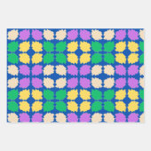 Kleurrijke wrappers in patronen inpakpapier vel (Voorkant 2)