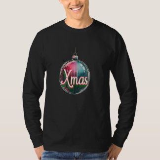 Kleurrijke Xmas Bauble Decration Kostuum T-shirt