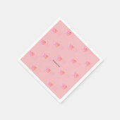 Kleurrijke "XOXO" Hearts Valentijnsdag Servet (Hoek)