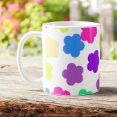 Kleurrijke Y2K Wildflower Bold Retro Spring Keuken Koffiemok
