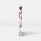 Kleurrijke  Yoga voor de zomer iPhone Hoesje (Rechterkant)