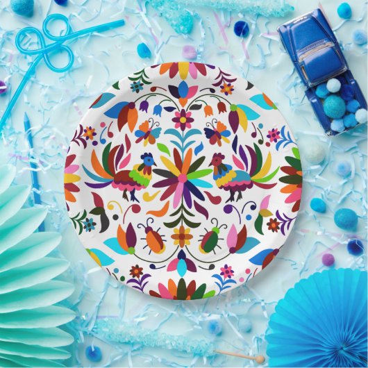 Kleurrijke Yoga voor de zomer Papieren Bordje (Feest)