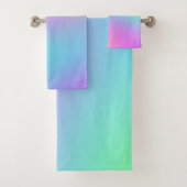 Kleurrijke zachte gradiënt bad handdoek (Insitu)