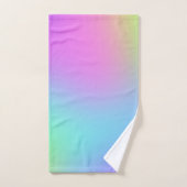 Kleurrijke zachte gradiënt bad handdoek (Handdoek)