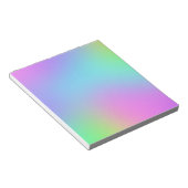 Kleurrijke zachte gradiënt notitieblok (Schuin)