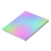 Kleurrijke zachte gradiënt notitieblok (Linkerzijde)