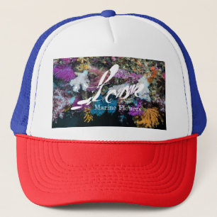 Kleurrijke zachte koraal, Marine Flowers Trucker Pet