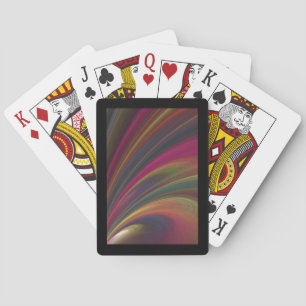 Kleurrijke Zachte Zandgolven Pokerkaarten