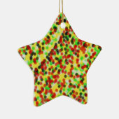 kleurrijke zandkorrel keramisch ornament (Rechts)