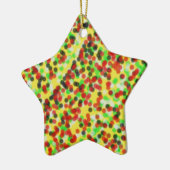 kleurrijke zandkorrel keramisch ornament (Links)