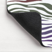 Kleurrijke Zebra Abstract Muismat (Hoek)