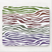 Kleurrijke Zebra Abstract Muismat (Voorkant)