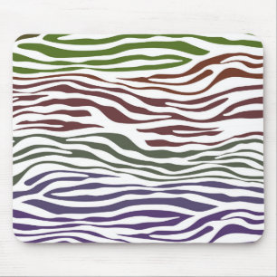 Kleurrijke Zebra Abstract Muismat