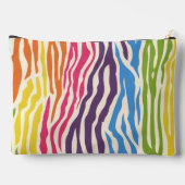 Kleurrijke zebra strepen patroon etui (Achterkant)