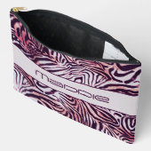Kleurrijke zebra strepen patroon etui (Open)