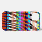 Kleurrijke Zebraafdrukken Case-Mate iPhone Case (Achterkant (horizontaal))
