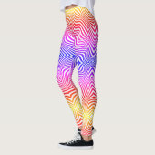 Kleurrijke zebraprint leggings (Links)