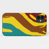 Kleurrijke zebrastrepen Case-Mate iPhone case (Achterkant (horizontaal))