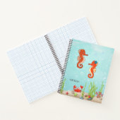 Kleurrijke Zee Dieren Kinderen School Notitieboek (Binnen)