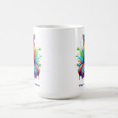 Kleurrijke Zee Lion Splash Koffiemok (Center)