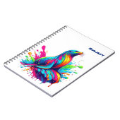 Kleurrijke Zee Lion Splash Notitieboek (Linkerzijde)