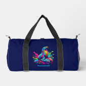 Kleurrijke Zee Lion Splash Ritszak Plunjezak (Voorkant)