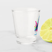 Kleurrijke Zee Lion Splash Shot Glas (Links)